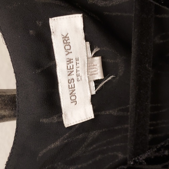 JNY black button-down top 10P - Picture 2 of 6